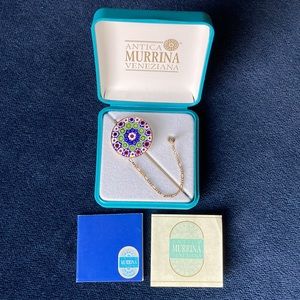 Antica Murrina Veneziana Murano Glass Pin